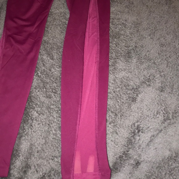 Maroon workout leggings - Picture 4 of 4